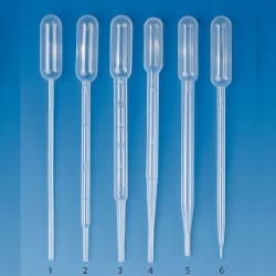 Pipette Pasteur gradué à usage unique PELD boîte de 5000 VITLAB