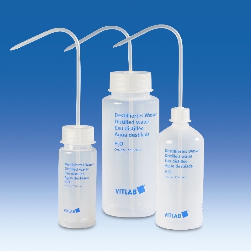 Pissette | Pissette Polyéthylène - pour Eau distillée - de 250 à 1000 ml - VITLAB | VIT-133181_1