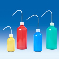 Set Pissettes colorées Polyéthylène PELD  VITLAB  4 couleurs 500 et 1000 ml