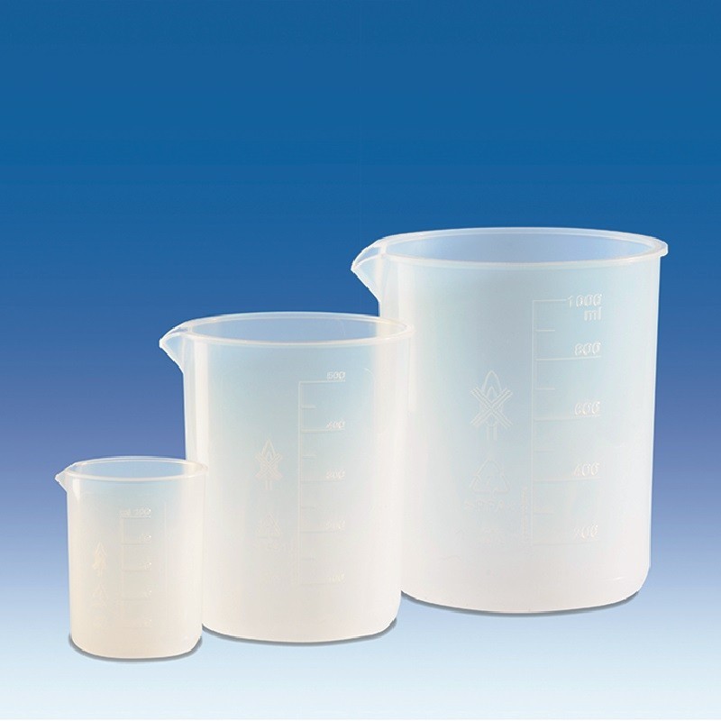 Bécher de laboratoire | Bécher de Griffin PFA gradué en relief de 25 à 1000 ml VITLAB | VIT-110205_1
