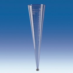 Entonnoir de laboratoire | Entonnoir à sédimentation Imhoff VITLAB 75991- 1000 ml | VIT-75991
