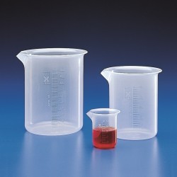 Bécher polypropylène gradué forme basse | de 25 ml à 5 litres Kartell