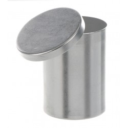 Boîte de pétri aluminium avec couvercle de 50 à 80 mm