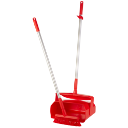 Pelle alimentaire | Vikan Ensemble balai et pelle 350 mm 8 couleurs 5665 | VIK-56653_1
