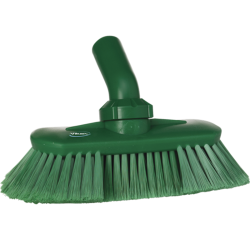 Brosserie passage d'eau | Vikan Balai à passage d'eau angle réglable souple/fleuré 240 mm 5 couleurs 7067 | VIK-70673_1