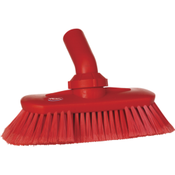 Brosserie passage d'eau | Vikan Balai à passage d'eau angle réglable souple/fleuré 240 mm 5 couleurs 7067 | VIK-70673_1