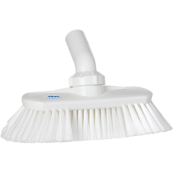 Brosserie passage d'eau | Vikan Balai à passage d'eau angle réglable souple/fleuré 240 mm 5 couleurs 7067 | VIK-70673_1