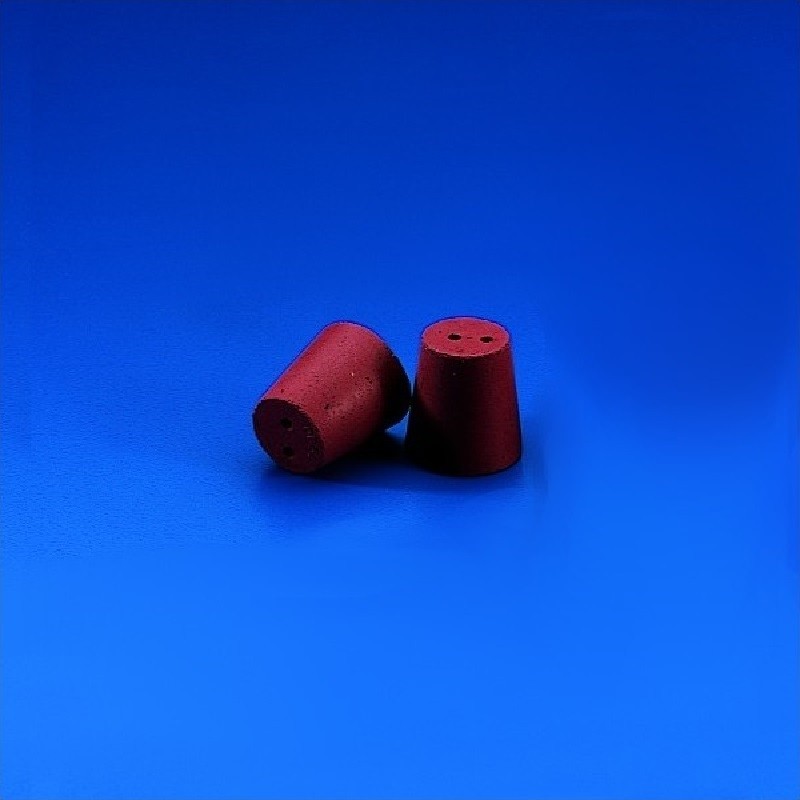 Bouchon | Bouchon conique en caoutchouc diamètre de 13 à 52 mm percé 2 trous Kartell | KAR-3840_1