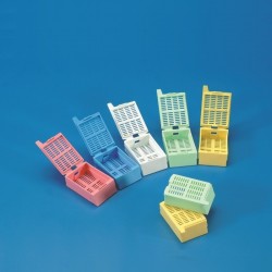 Microscopie et microbiologie | Cassette à inclusion pour tissus - Kartell - 100 pièces - 2925 | KAR-292503_1