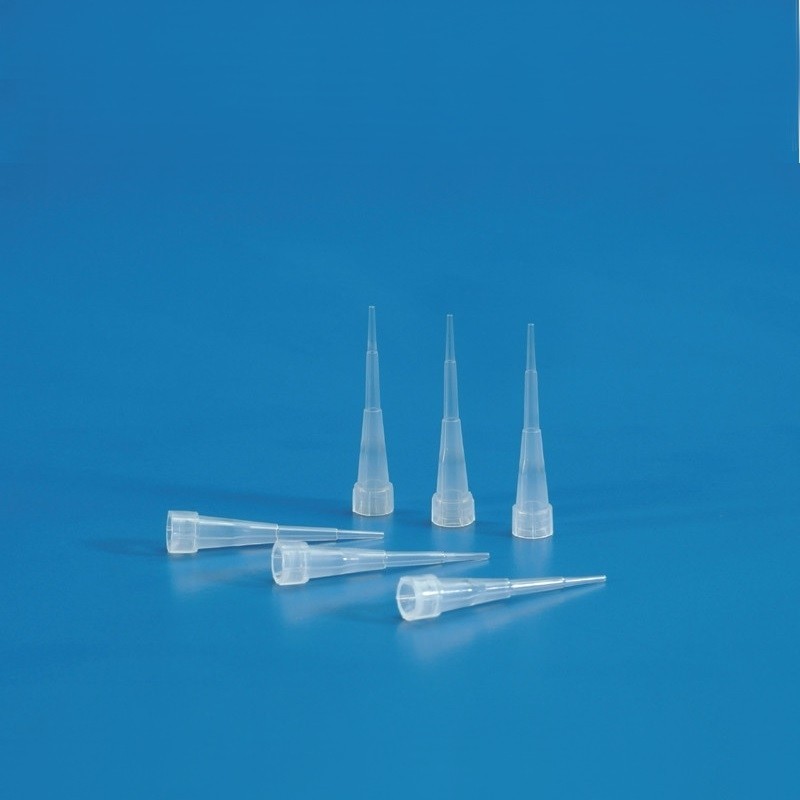Pointe cône pipette  | Pointe de pipette 0,1-10 μl par 1000 pièces, rack et recharge de 96 Kartell | KAR-956