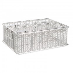 Panier à instruments  | Couvercle pour panier de transport inox Bochem | BOC-17315