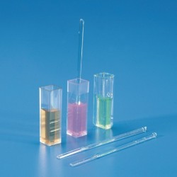 Flacon de laboratoire | Cuve à usage unique spectrophotométrie grade UV 100 pièces Kartell 4 modèles | KAR-1939_1