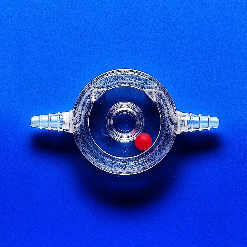 Raccord et tuyau de laboratoire  | Indicateur de flux à bille pour liquide et gaz Kartell 538 | KAR-538