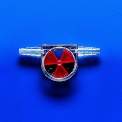 Raccord et tuyau de laboratoire  | Indicateur de flux à hélice pour liquide et gaz Kartell 539 | KAR-539