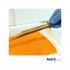Spatule à poudre en V détectable lot de 4 pièces : Dimensions:20 x 150 x 250 mm