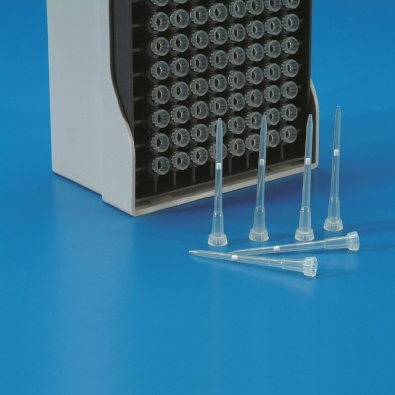 Pointe cône pipette  | Pointe de pipette cône stérile avec filtre capacité 0.5-20 μl Eppendorf® Cristal Kartell | KAR-9630