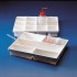 Plateau rectangulaire PVC 5 et 12 compartiments KARTELL : Dimensions:303x403x63 mm
