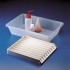 Plateau de laboratoire rectangulaire 12 litres et compartiments Kartell : Descriptions:Plateau 12 lires, Dimensions:Ext.348x493x110mm