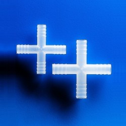 Raccord de laboratoire  | Raccord polypropylène en croix 10 pièces - Kartell | KAR-71410_1