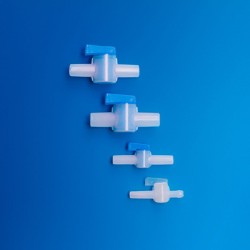 Raccord et tuyau de laboratoire  | Robinet d'arrêt Polypropylène 10 pièces Kartell | KAR-374_1