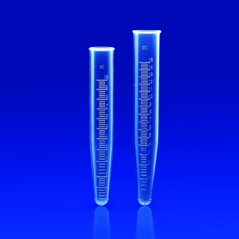 Tube et microtubes à essais | Tube à centrifuger conique gradué PMP 50 pièces Kartell | KAR-1387_1