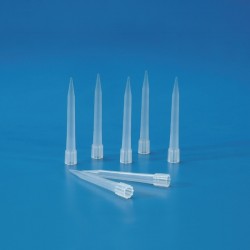 Pointe cône pipette  | Pointe de pipette graduée 20-300 μl par 1000 pièces, rack et recharge de 96 Kartell | KAR-935
