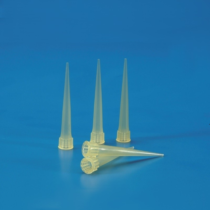 Pointe cône pipette  | Pointe de pipette 2-200 µl Universel jaune par 1000 pièces Kartell | KAR-960