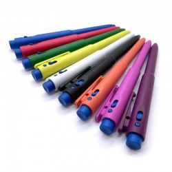 Stylo détectable -5°C boîte de 25 pièces 9 couleurs  BST-J850