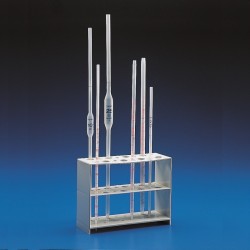 Support tubes à essais et pipettes | Porte-pipettes vertical rectangulaire Kartell | KAR-255