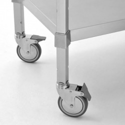 Rayonnage inox | Rayonnage en inox pour salle blanche étagères pleines | Line Standard