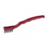 Brosse niche inox 180 mm fibres 0.15 mm 5 couleurs B1240 : Couleur:Rouge