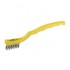 Brosse niche inox 180 mm fibres 0.15 mm 5 couleurs B1240 : Couleur:jaune