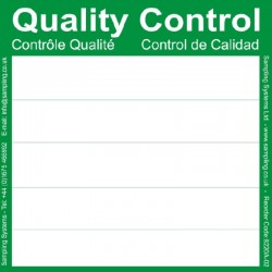 Étiquette de traçabilité | Étiquette de traçabilité contrôle qualité PHARMA labels 95 x 95 mm | 8220P-01