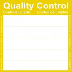Étiquette de traçabilité | Étiquette de traçabilité contrôle qualité PHARMA labels 95 x 95 mm | 8220P-01