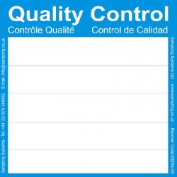 Étiquette de traçabilité | Étiquette de traçabilité contrôle qualité PHARMA labels 95 x 95 mm | 8220P-01