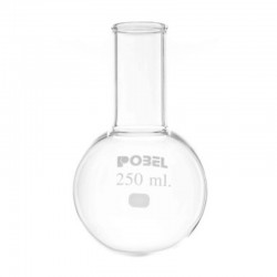 Flacon en verre | Fiole ballon fond rond en verre borosilicate 3.3 de 50 à 20000 ml Pobel | 0200912104_1