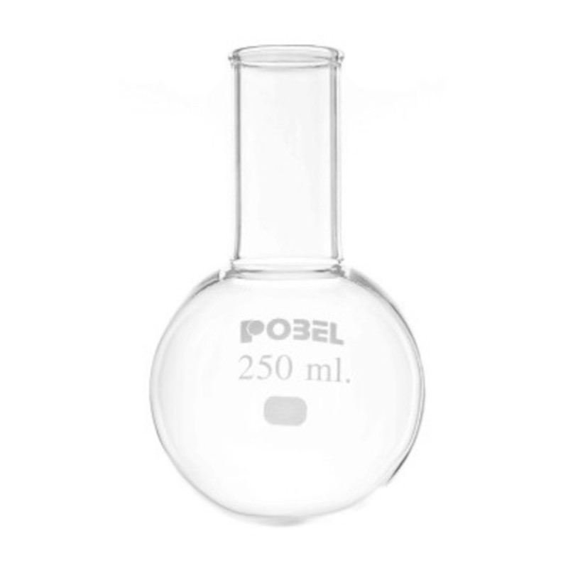 Flacon en verre | Fiole ballon fond rond en verre borosilicate 3.3 de 50 à 20000 ml Pobel | 0200912104_1