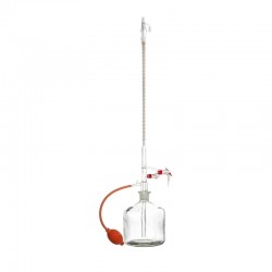 Burette de titration | Burette Classe A robinet en verre - 10 ml à 50 ml
