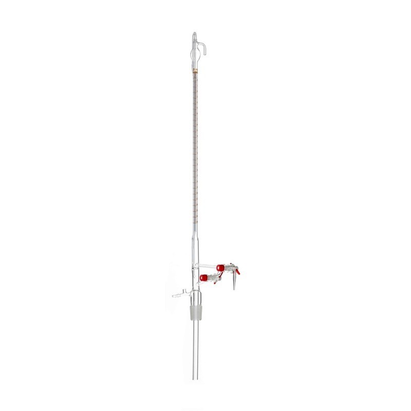 Burette de titration | Burette Classe A robinet en verre - 10 ml à 50 ml