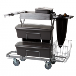 Nettoyage collectivité  | Vikan Chariot de nettoyage Compact Plus 60 cm 580319 | VIK-580319