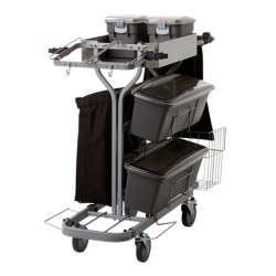 Nettoyage collectivité  | Vikan Chariot de nettoyage Compact Plus 60 cm 580319 | VIK-580319