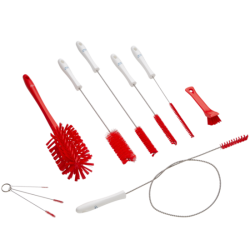 Écouvillon goupillon Vikan | Vikan Kit goupillon rouge 53584 | VIK-53584