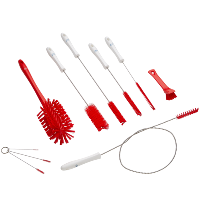 Écouvillon goupillon Vikan | Vikan Kit goupillon rouge 53584 | VIK-53584