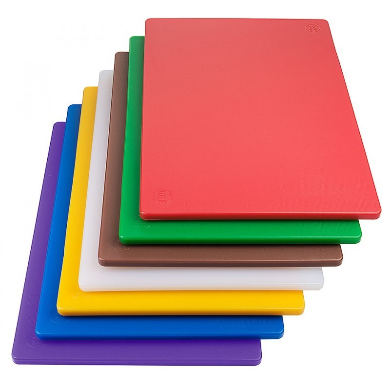 Couteau métal détectable | Planche à découper plastique PEHD 45 x 30 cm épaisseur 12 mm 7 couleurs | COT-1524450 Couteau métal détectable | Planche à découper plastique PEHD 45 x 30 cm épaisseur 12 mm 7 couleurs | COT-1524450