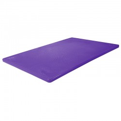 Couteau détectable | Planche à découper plastique PEHD 45 x 30 cm épaisseur 12 mm 7 couleurs | COT-1524450