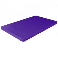 Couteau détectable | Planche à découper plastique PEHD 53 x 32 cm épaisseur 25 mm 7 couleurs | COT-1524530