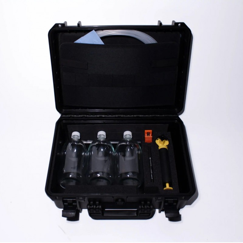 Pompe prélèvement de liquide | Pompe de prélèvement d'échantillons Kit bouteilles verre 1000 ml | IDE-60120 Pompe prélèvement de liquide | Pompe de prélèvement d'échantillons Kit bouteilles verre 1000 ml | IDE-60120