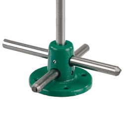 Socle statif et Tige | Pied de fixation en fonte pour statif Bochem™ 5060 | BOC-5060