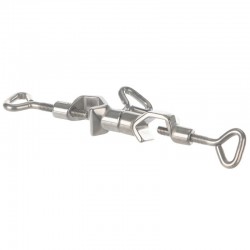 Noix de serrage | Noix de serrage inox double à angle variable de 0° à 360° Bochem | BOC-5302