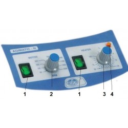 Agitateur de laboratoire | Agitateur magnétique chauffant 10L Agimatic N plateau inox Selecta 7000271 | 7000271